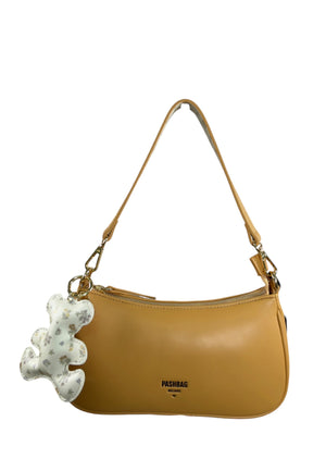 BORSA TRACOLLINA PASHBAG ABBY 19751 CUOIO