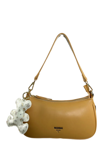 BORSA TRACOLLINA PASHBAG ABBY 19751 CUOIO