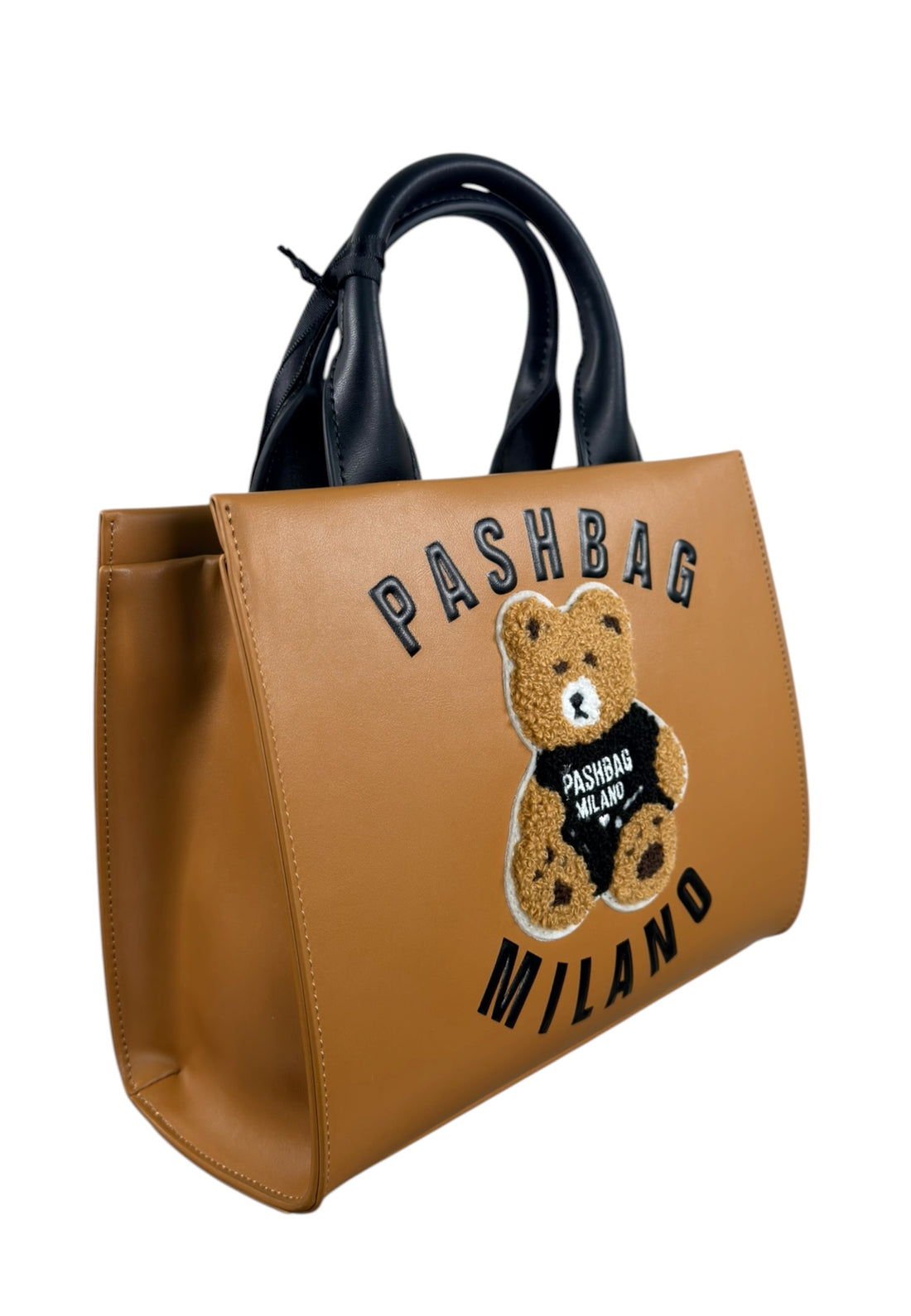 BORSA A MANO E TRACOLLA PICCOLA PASHBAG MINI MARGE 19521 CUOIO