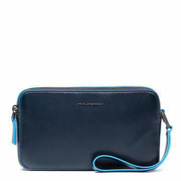 POCHETTE DA POLSO PIQUADRO UOMO BLUESQUARE AC4221B2 BLU