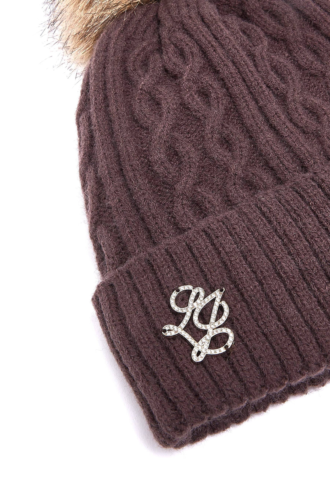 CAPPELLO CON PONPON DONNA LIU-JO 2F6008_MA33S 91718 RED AUBERGIN