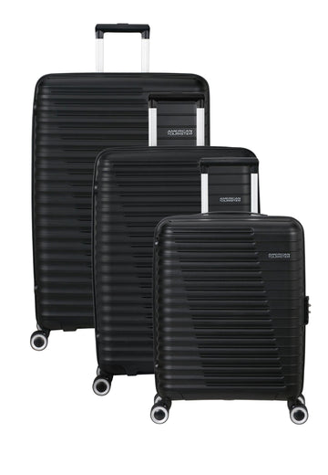SET DI VALIGIE AMERICAN TOURISTER ROADRUSH SHADOW BLACK