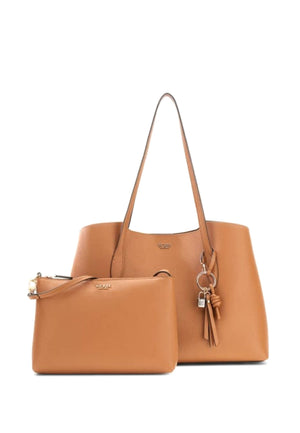 BORSA A SPALLA DONNA GUESS MELODY BG973523 CARAMEL
