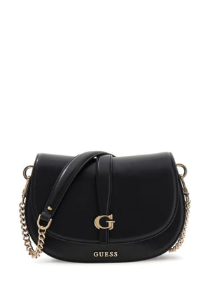 BORSA FLAP TRACOLLINA GUESS CARRIE VG989620 BLACK