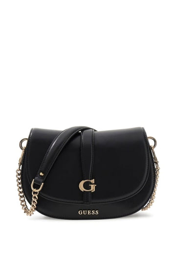 BORSA FLAP TRACOLLINA GUESS CARRIE VG989620 BLACK