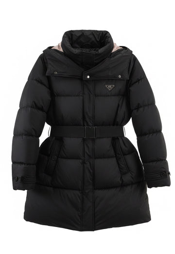 PIUMINO LUNGO DONNA YNOT ELG-004F1 BLACK