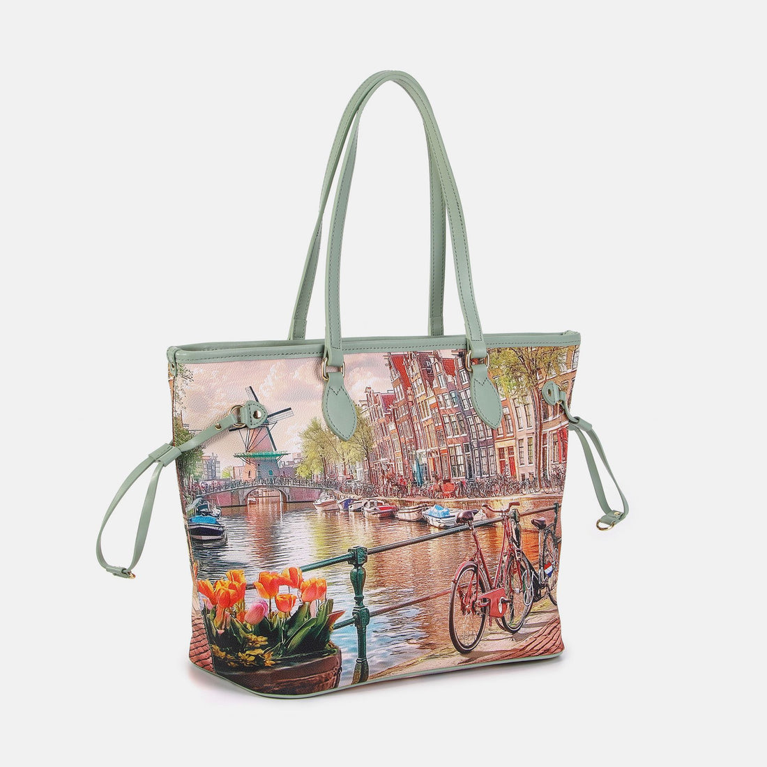 BORSA DONNA SHOPPING GRANDE YNOT YES-319S6 AMSTERDAM WINDMILL