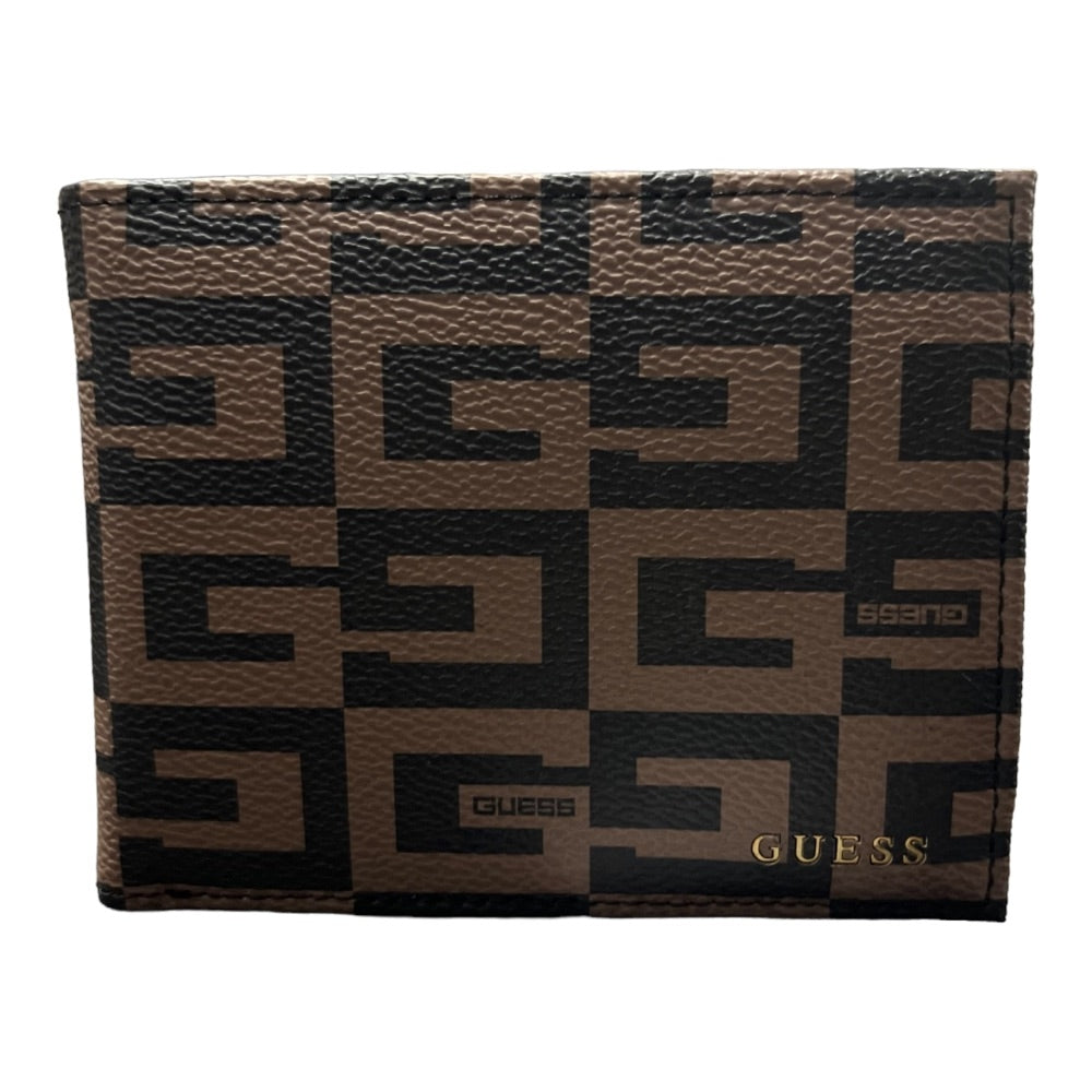 PORTAFOGLIO GUESS SOLO CARTE E BANCONOTE  SMESCGLEA27 MARRONE