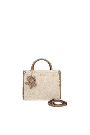 BORSA A MANO E TRACOLLA MEDIUM LIU-JO RIDHI AF6192_E1163 CREAM