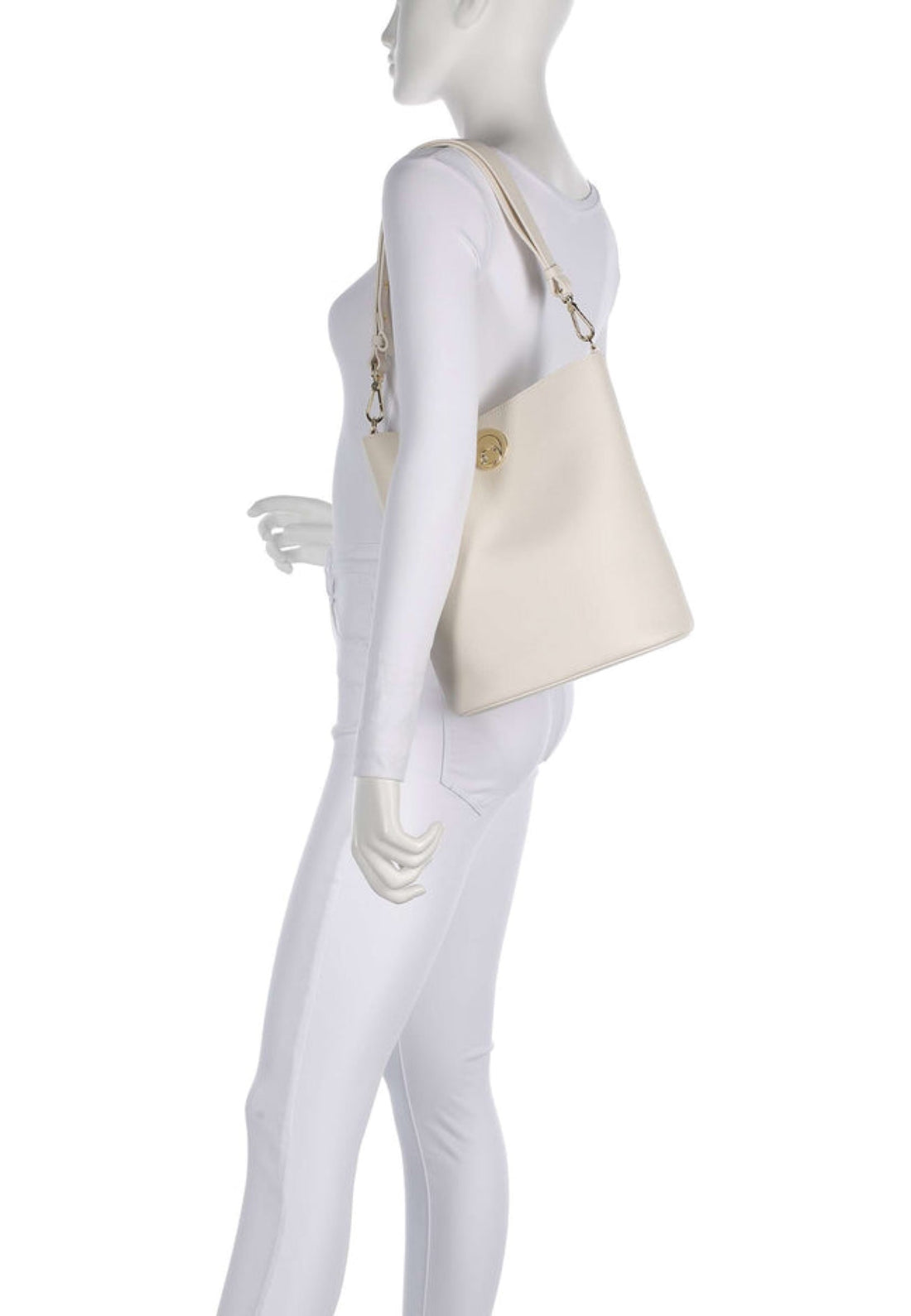 BORSA DONNA SECCHIELLO COCCINELLE NIKLA E1TOA230101 685 PEARL-COGNAC