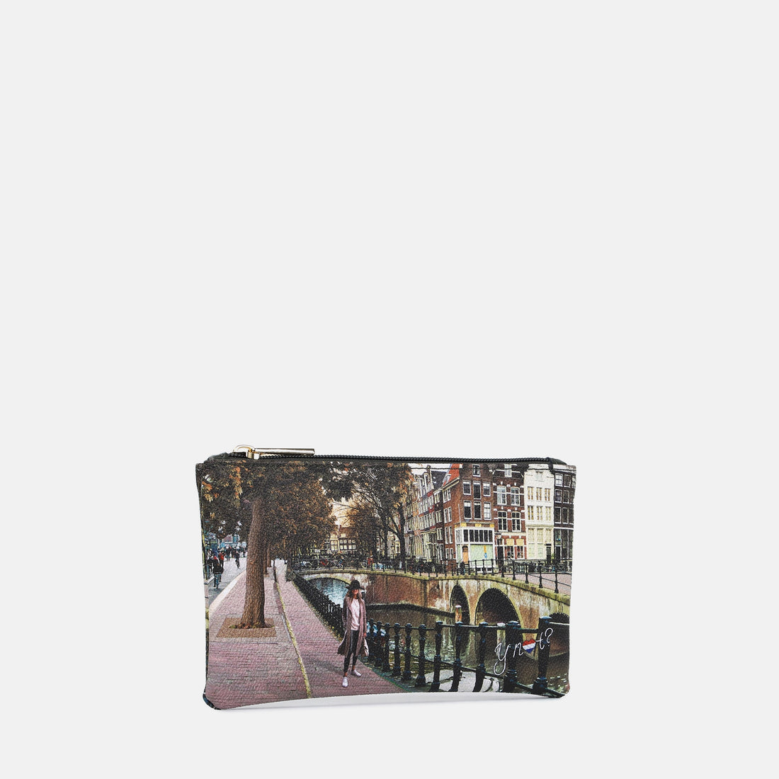 NECESSAIRE BUSTINA RETTANGOLARE MEDIA YNOT YES-341F6 AMSTERDAM BRIDGE