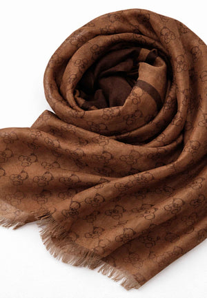 PASHMINA DONNA PASHBAG 20373 MARRONE