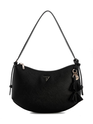 BORSA A SPALLA DONNA GRANDE GUESS DANIELLE ZG222702 BLACK