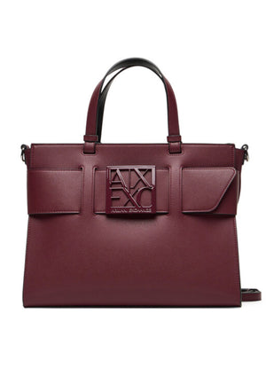 BORSA A MANO E TRACOLLA ARMANI EXCHANGE 942689 0A874 UA343 GROOVE BORDEAUX