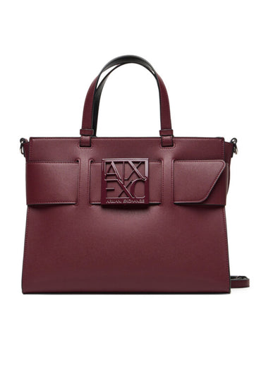 BORSA A MANO E TRACOLLA ARMANI EXCHANGE 942689 0A874 UA343 GROOVE BORDEAUX
