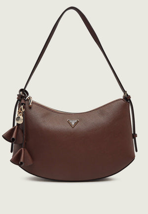 BORSA A SPALLA DONNA GRANDE GUESS DANIELLE ZG222702 BROWN
