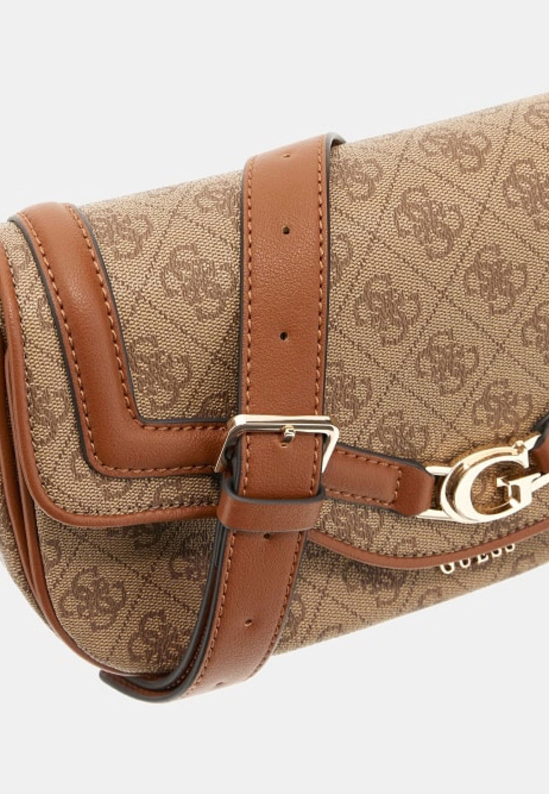 BORSA A SPALLA E TRACOLLA GUESS DEA SG799320 LATTE LOGO