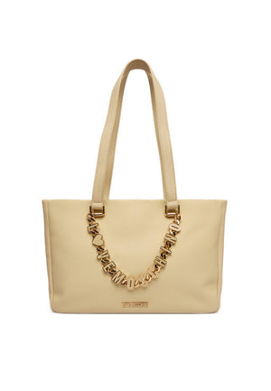 BORSA A SPALLA LOVE MOSCHINO IN PELLE JC4153PP1OL171 BURRO