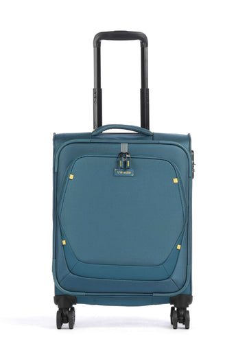 VALIGIA BAGAGLIO A MANO CABINA SEMIRIGIDA TRAVELITE UMBRIA 091946 PETROLIO