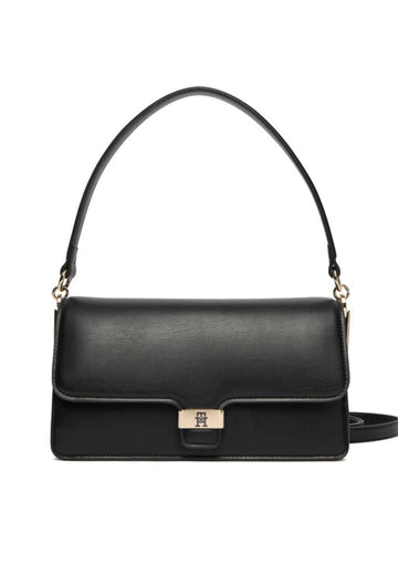 BORSA A SPALLA DONNA TOMMY HILFIGER AW0AW18029 BDS NERO