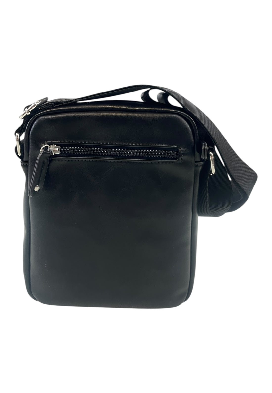 BORSELLO TRASVERSALE UOMO ECOPELLE BEVERLY HILLS POLO CLUB BH-1182 NERO