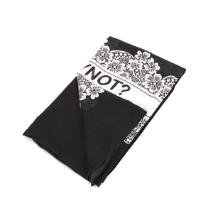 FOULARD DONNA YNOT QUADRATO ARQ-216F7 BLACK