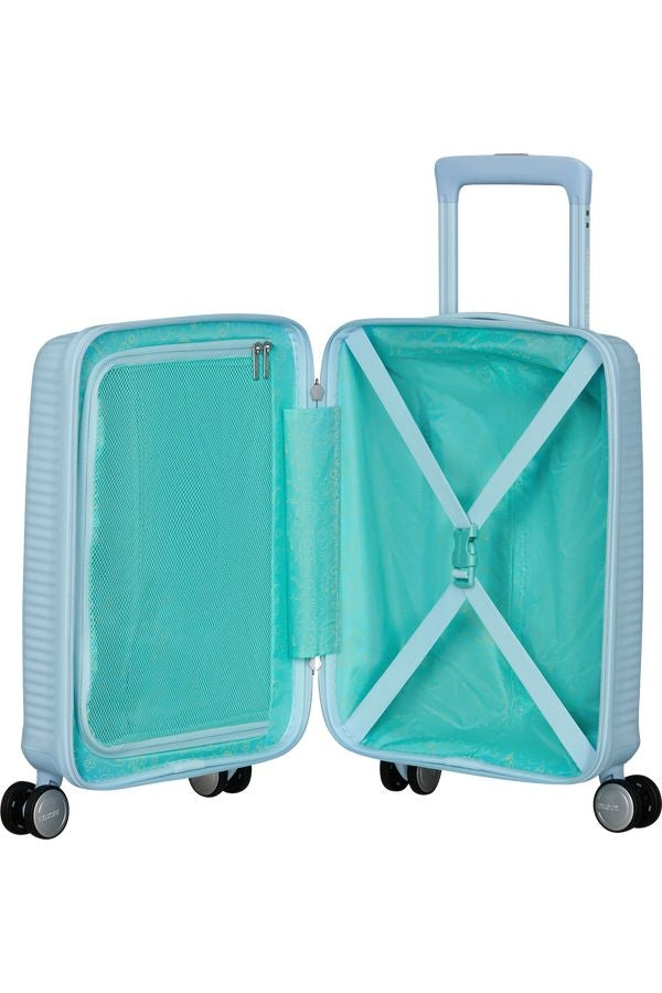 SET DI VALIGIE 4 PEZZI AMERICAN TOURISTER SOUNDBOX PASTEL BLUE PLUS
