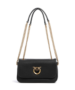 BORSA PINKO CLICK SOFT HORIZONTAL BOTTALATO 107038 A3CX Z99Q BLACK