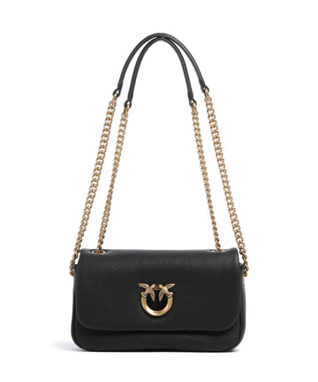 BORSA PINKO CLICK SOFT HORIZONTAL BOTTALATO 107038 A3CX Z99Q BLACK