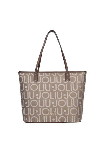 BORSA A SPALLA LIU-JO GRANDE EVRIM AF6070_T769A 51308 NEUTRO