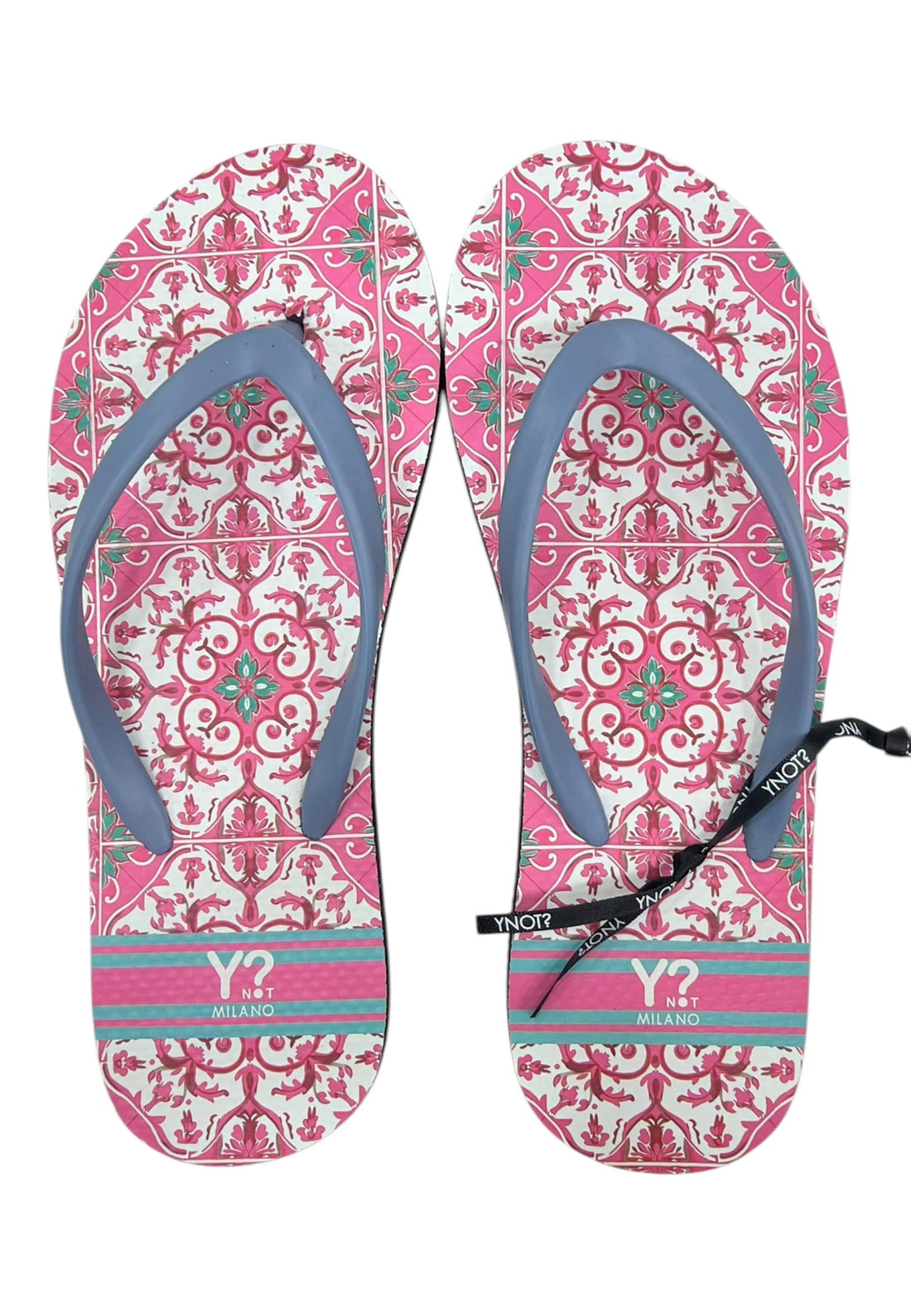 COORDINATO MARE BORSA MEDIA + NECESSAIRE+SANDALI+ PAREO+ TELO MARE YNOT LIPARI PINK