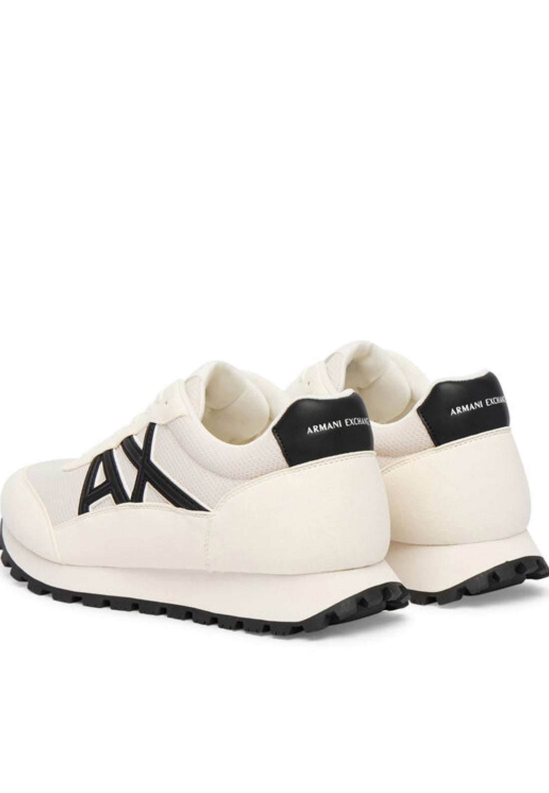 SCARPE UOMO ARMANI EXCHANGE XM001960 AF19388 M0017 OFF WHITE-BLACK