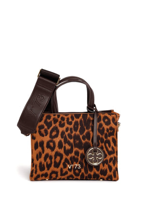 BORSA A MANO E TRACOLLA V°73 BLAKE 73BS9CI01M CANNELLA-MORO