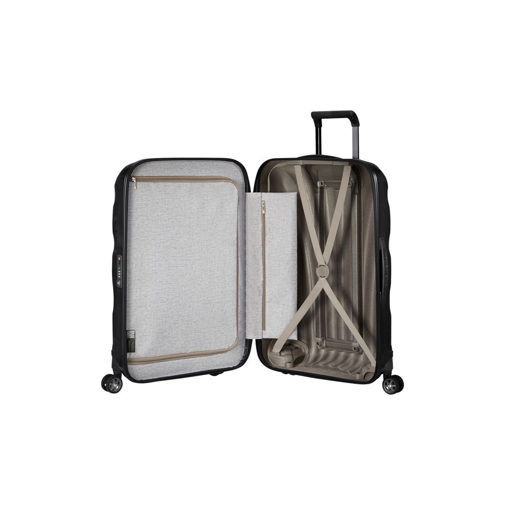 VALIGIA TROLLEY BAGAGLIO A MANO SAMSONITE C-LITE RIGIDO 122859 BLACK 55 CM