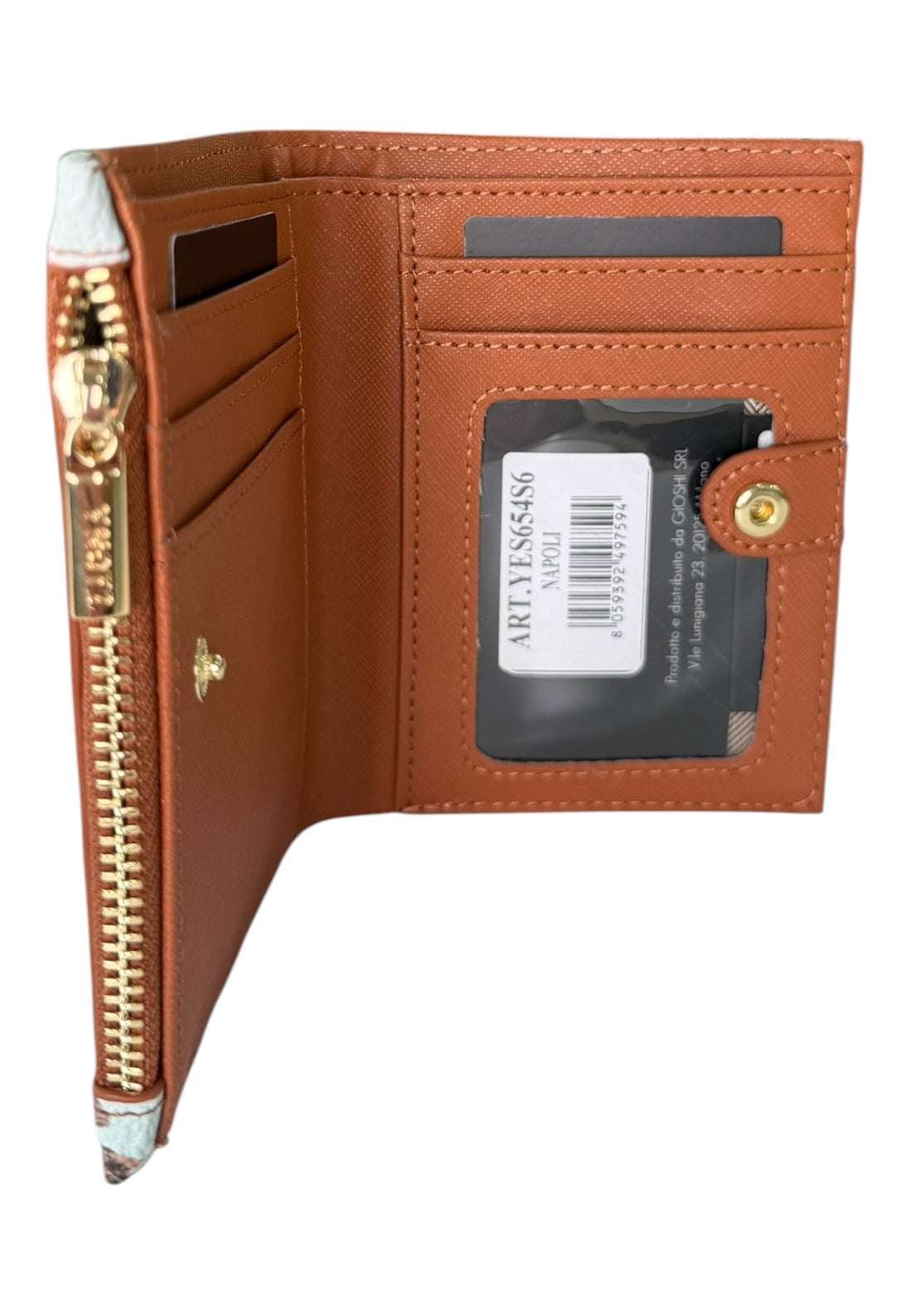 PORTAFOGLIO DONNA PICCOLO YNOT YES-654S6 NAPOLI LIMITED EDITION
