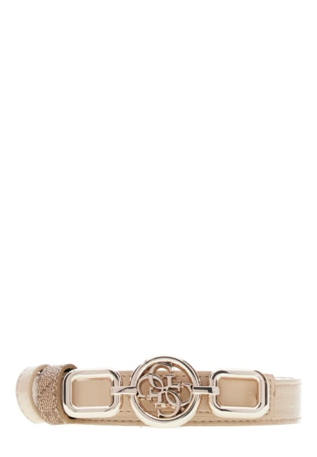 CINTURA DONNA GUESS REVERSIBILE BW9365P6320 LATTE LOGO