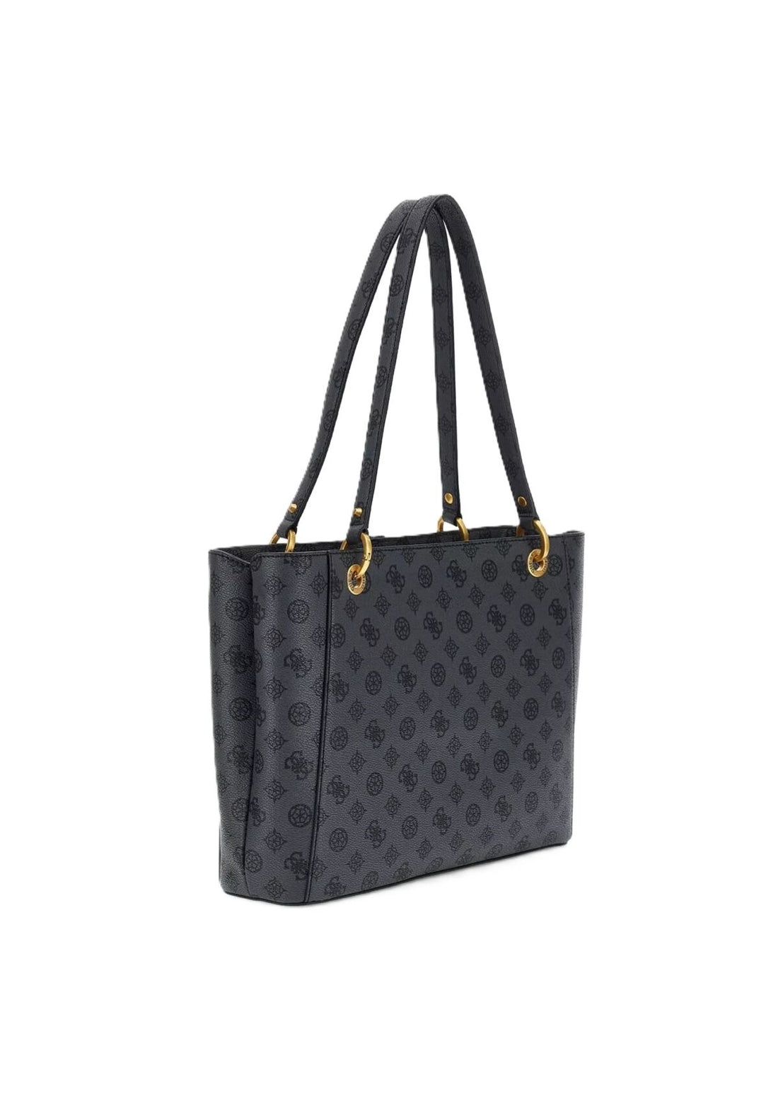 GUESS WOMEN'S KUBA BAG PA932925 CHARCOAL LOGO