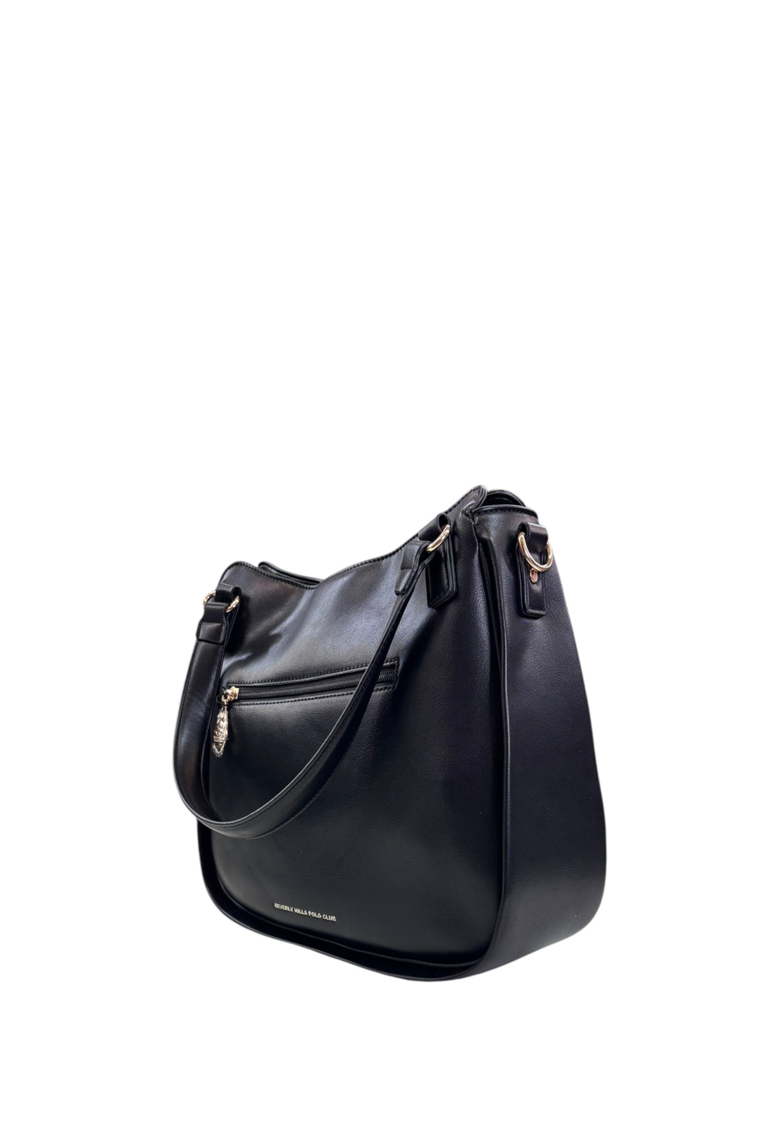 BORSA A SPALLA E TRACOLLA DONNA BEVERLY HILLS POLO CLUB BH-4280 NERO