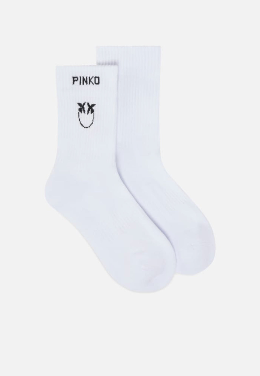 CALZINI PINKO NORVEGIA COTONE CON LOGO 106071 A302 ZZ1 BIANCO-NERO