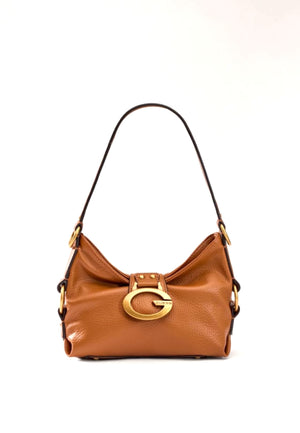BORSA A SPALLA DONNA GUESS CAMDEN BB930818 COGNAC