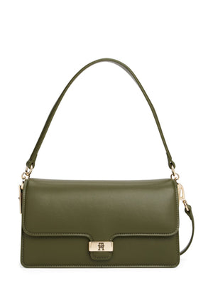 BORSA A SPALLA TRACOLLINA DONNA TOMMY HILFIGER AW0AW18029 MT1 VERDE
