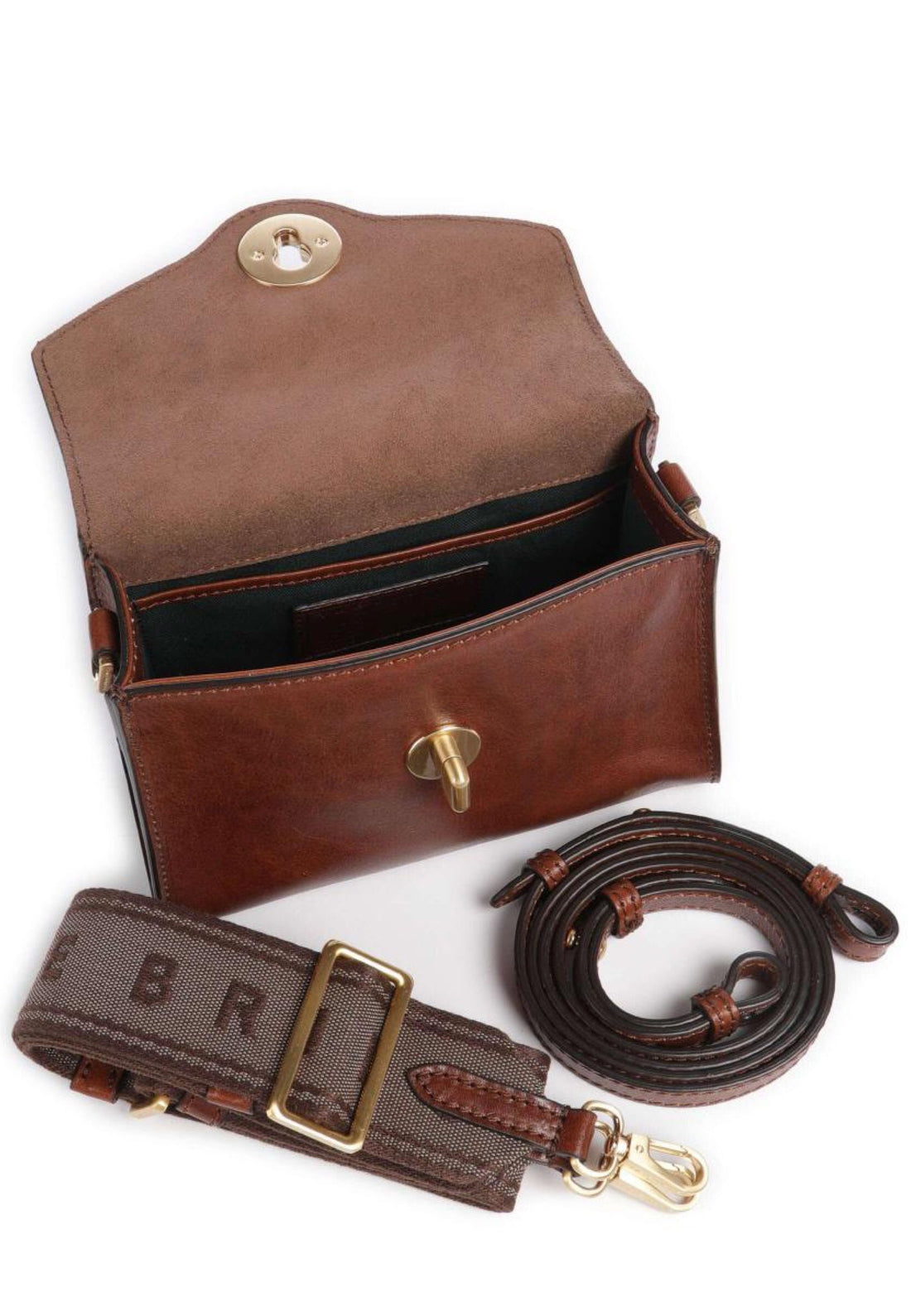 BORSA A MANO E TRACOLLA  DONNA THE BRIDGE IRENE 04520501 14 MARRONE