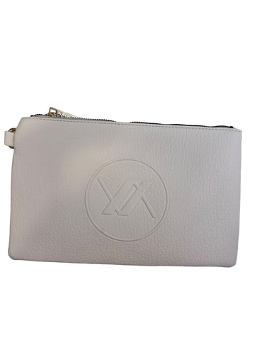 WOMEN'S HANDBAG CLUTCH GREEN 16-0007268 WHITE