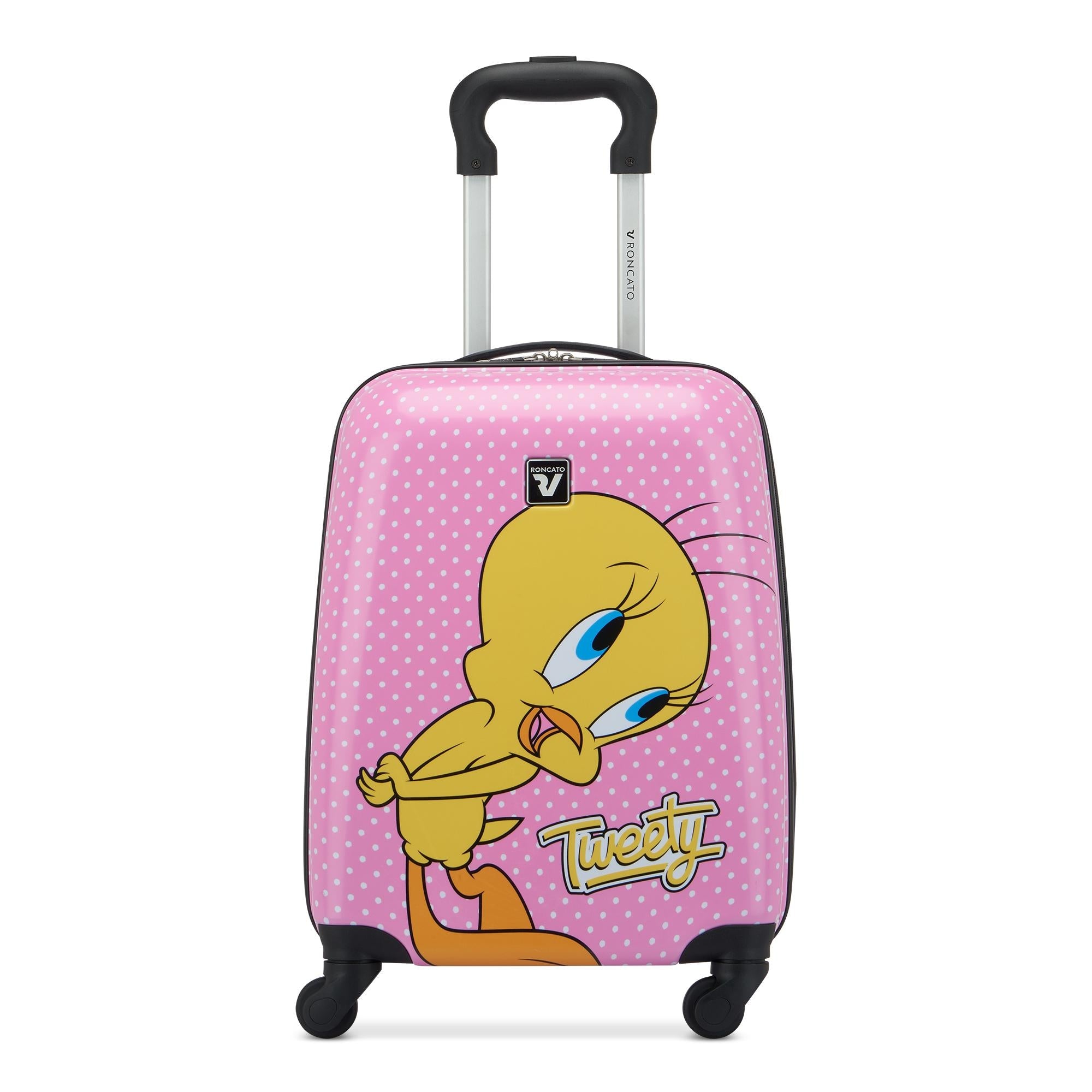 VALIGIA TROLLEY BAMBINI BAGAGLIO A MANO RONCATO LOONEY TUNES 44101311 TITTI ROSA