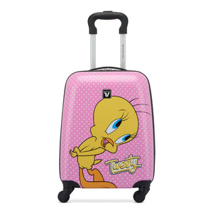 VALIGIA TROLLEY BAMBINI BAGAGLIO A MANO RONCATO LOONEY TUNES 44101311 TITTI ROSA