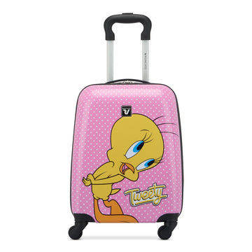 VALIGIA TROLLEY BAMBINI BAGAGLIO A MANO RONCATO LOONEY TUNES 44101311 TITTI ROSA