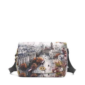 BORSA A SPALLA DONNA YNOT YES-631F7 LONDON BERRY