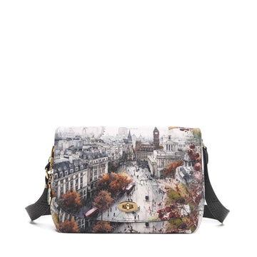 BORSA A SPALLA DONNA YNOT YES-631F7 LONDON BERRY