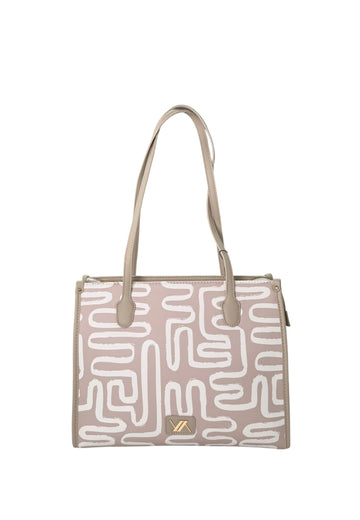 BORSA A SPALLA DONNA VERDE 16-0008391 BEIGE