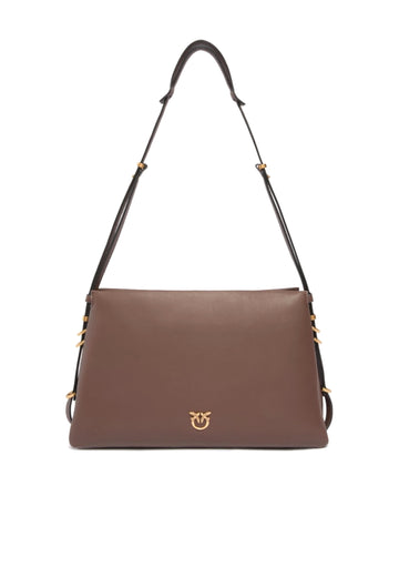 BORSA PINKO TRIPLET VITELLO 105161 A0QO L74Q MARRONE CASTANO